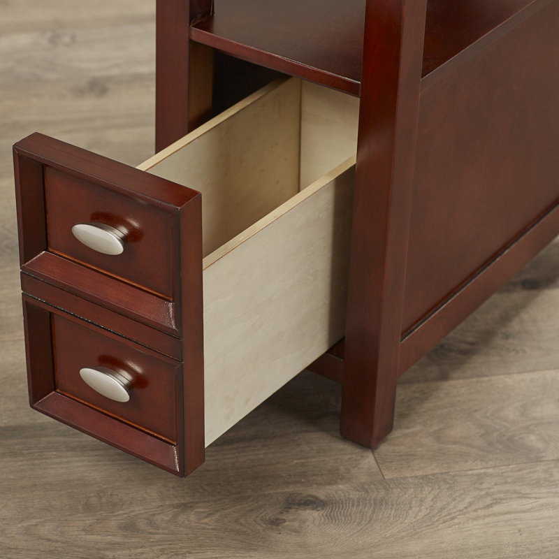 Charlton Home® Herwy End Table With Storage & Reviews | Wayfair